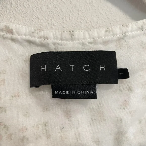 The Emmeline maternity and nursing dress by Hatch in Ivory Ditsy size 1 - Picture 2 of 4